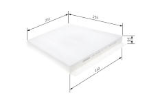 Filter vnútorného priestoru BOSCH 1 987 432 281