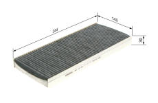 Filter vnútorného priestoru BOSCH 1 987 432 306