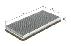 Filter vnútorného priestoru BOSCH 1 987 432 307