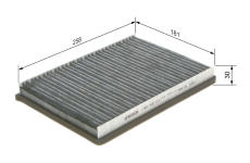 Filter vnútorného priestoru BOSCH 1 987 432 313