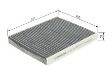 Filtr, vzduch v interiéru BOSCH 1 987 432 315
