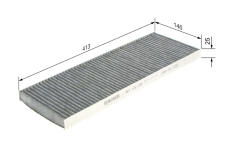 Filtr, vzduch v interiéru BOSCH 1 987 432 330