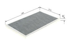 Filter vnútorného priestoru BOSCH 1 987 432 333