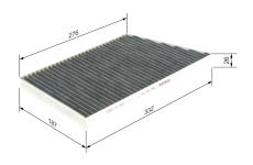 Filter vnútorného priestoru BOSCH 1 987 432 370