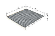 Filtr, vzduch v interiéru BOSCH 1 987 432 390