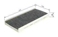 Filter vnútorného priestoru BOSCH 1 987 432 406
