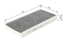 Filter vnútorného priestoru BOSCH 1 987 432 412