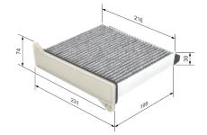 Filter vnútorného priestoru BOSCH 1 987 432 426