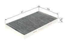 Filter vnútorného priestoru BOSCH 1 987 432 495