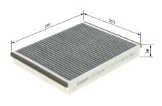 Filter vnútorného priestoru BOSCH 1 987 432 598