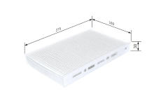 Filtr, vzduch v interiéru BOSCH 1 987 435 012