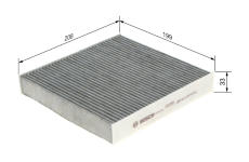 Filter vnútorného priestoru BOSCH 1 987 435 031