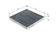 Filter vnútorného priestoru BOSCH 1 987 435 051