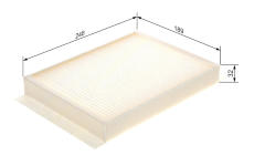 Filter vnútorného priestoru BOSCH 1 987 435 058