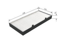 Filtr, vzduch v interiéru BOSCH 1 987 435 063