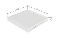 Filtr, vzduch v interiéru BOSCH 1 987 435 069