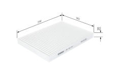 Filtr, vzduch v interiéru BOSCH 1 987 435 075