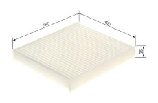 Filtr, vzduch v interiéru Bosch 1987435076