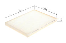 Filter vnútorného priestoru BOSCH 1 987 435 097