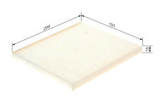 Filter vnútorného priestoru BOSCH 1 987 435 114