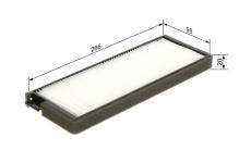 Filter vnútorného priestoru BOSCH 1 987 435 123