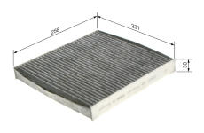 Filtr, vzduch v interiéru BOSCH 1 987 435 515