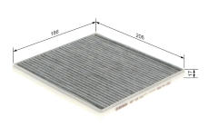 Filter vnútorného priestoru BOSCH 1 987 435 516