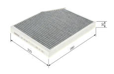 Filter vnútorného priestoru BOSCH 1 987 435 524