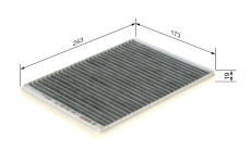 Filter vnútorného priestoru BOSCH 1 987 435 553