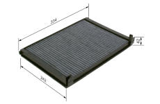 Filter vnútorného priestoru BOSCH 1 987 435 563