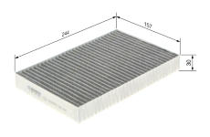 Filter vnútorného priestoru BOSCH 1 987 435 569