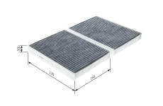 Filter vnútorného priestoru BOSCH 1 987 435 578