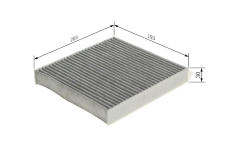 Filtr, vzduch v interiéru BOSCH 1 987 435 584