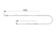 Vystrazny kontakt, opotrebeni oblozeni BOSCH 1 987 473 547