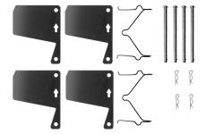 Sada prislusenstvi, oblozeni kotoucove brzdy BOSCH 1 987 474 171