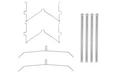 Sada prislusenstvi, oblozeni kotoucove brzdy BOSCH 1 987 474 776