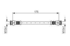 Brzdová hadice BOSCH 1 987 476 012