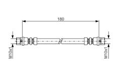 Brzdová hadice BOSCH 1 987 476 018