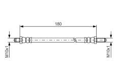 Brzdová hadice BOSCH 1 987 476 022