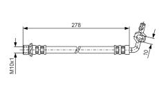Brzdová hadice BOSCH 1 987 476 113