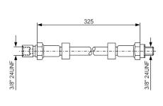 Brzdová hadica BOSCH 1 987 476 130