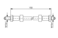 Brzdová hadice BOSCH 1 987 476 141