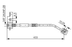 Brzdová hadice BOSCH 1 987 476 149