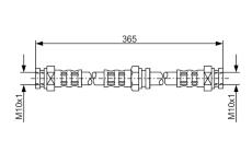 Brzdová hadice BOSCH 1 987 476 159