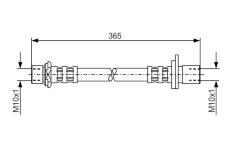 Brzdová hadice BOSCH 1 987 476 164