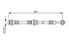 Brzdová hadice BOSCH 1 987 476 196