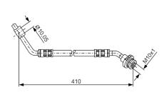 Brzdová hadice BOSCH 1 987 476 197