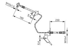 Brzdová hadice BOSCH 1 987 476 200