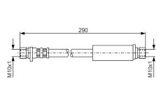 Brzdová hadice BOSCH 1 987 476 204