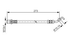 Brzdová hadica BOSCH 1 987 476 270